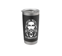 Il mio giogo è facile e il mio fardello è leggero Gesù Cristo credente Bicchiere termico in acciaio inox doppia parete