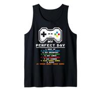 Il Mio Giorno Perfetto Programma di Gioco Gamer Humor Canotta