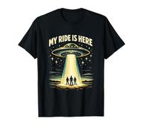 Il Mio Giro è Qui Divertente UFO Alien Incontro Sci Fi Amanti Maglietta