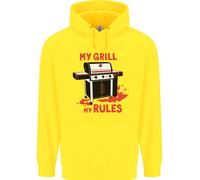 Il Mio Grill, Le Mie Regole, Divertente Felpa Per Bambini