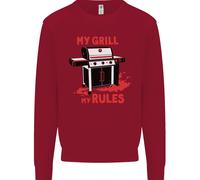 Il Mio Grill, Le Mie Regole, Divertente Felpa Per Bambini