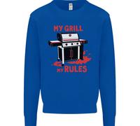 Il Mio Grill, Le Mie Regole, Divertente Felpa Uomo