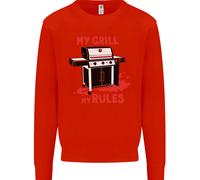 Il Mio Grill, Le Mie Regole, Divertente Felpa Uomo