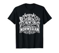 Il Mio Gruppo sanguigno è Norwegian Viking Warrior Norge Norway Maglietta