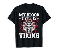 Il Mio Gruppo sanguigno è Vichingo - Mitologia norrena Viking Nordic Maglietta