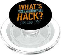 Il mio hack di produttività è Reality TV | Divertente fan della TV senza script PopSockets PopGrip per MagSafe