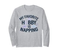 Il Mio Hobby Preferito è sonnecchiare, Sleep Lover Design Maglia a Manica