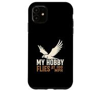 Il mio hobby vola a 100 MPH Falcon Bird of Prey Hunter Custodia per iPhone 11