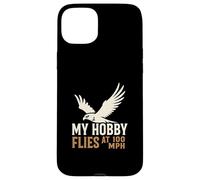 Il mio hobby vola a 100 MPH Falcon Bird of Prey Hunter Custodia per iPhone 15 Plus