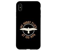 Il mio hobby vola a 100 MPH Falcon Bird of Prey Hunter Custodia per iPhone XS Max