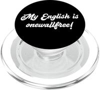 Il mio inglese è Onewallfree Divertente Tedesco Meme Lingua Turista PopSockets PopGrip per MagSafe