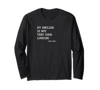 Il Mio Inglese Non è Molto Bello Maglia a Manica