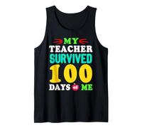 Il Mio Insegnante è Sopravvissuto a 100 Giorni di Me 100 Giorni di Scuola Canotta