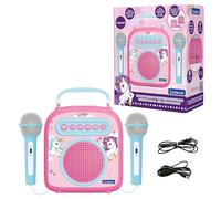Lexibook Il Mio Karaoke Portatile Segreto, con Microfono, Jack aux-in, Porta SD, Funzione Karaoke, Rosa, BTC050UNILXB
