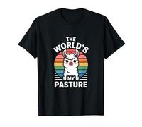 Il Mio Lama al pascolo del Mondo Maglietta