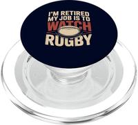 Il mio lavoro è guardare il rugby Sono in pensione vintage PopSockets PopGrip per MagSafe