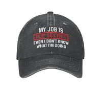 Il Mio Lavoro è Top Secret, persino io Non so Cosa STO Facendo. Cappello da Uomo alla Moda.