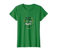 Il Mio Letto Chiama e Devo rispondere a Funny Sleep Lover Art Maglietta, Donna, Verde Mela, XXL