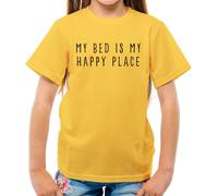 Il Mio Letto È Happy Posto - T-Shirt - Divertente Teenager Sonno Love Lazy