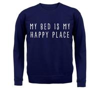 Il Mio Letto È My Happy Posto - Bambini Felpa/Maglione - Divertente Teenager