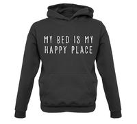 Il Mio Letto È My Happy Posto - Bambini Felpa/Maglione - Divertente Teenager