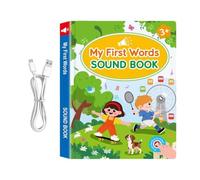 Il Mio Libro delle Parole Impara l'inglese parlato con Tocco e Suono | Libri Interattivi Ricaricabili Per Bambine Prescolari, Educazione Precoce, Lettura, Attività Quotidiane, Compleanno,