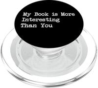 Il mio libro è più interessante di te Citazioni divertenti del lettore PopSockets PopGrip per MagSafe