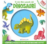 Il mio libro puzzle dei dinosauri. Gira puzzle. Ediz. a colori