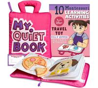 Il mio libro tranquillo - Giocattoli da viaggio per bambini di et compresa tra 1, 2, 3 e 4 anni. Attivit in aereo per bambini da 1 a 3 anni con