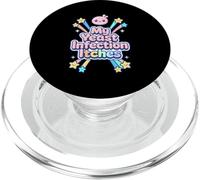 Il mio lievito infezione prurito divertente scambio aeroportuale donne banali PopSockets PopGrip per MagSafe