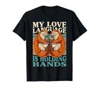 Il Mio linguaggio d'Amore tenendosi per Mano Coppia lontra Maglietta