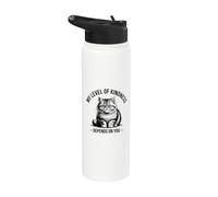 Il mio livello di gentilezza dipende da te Stainless Steel Insulated Water Bottle