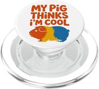 Il mio maiale pensa che io sia figo, cavia colorata PopSockets PopGrip per MagSafe
