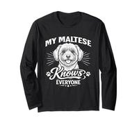 Il Mio Maltese Conosce Tutti Maglia a Manica