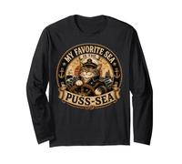 Il Mio Mare Preferito è Il Puss-Mare Maglia a Manica