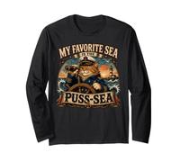 Il Mio Mare Preferito è Il Puss-Mare Maglia a Manica