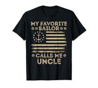 Il Mio Marinaio Preferito Mi Chiama Zio Marinaio Capitano Funny Maglietta