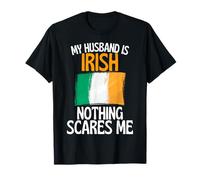 Il Mio Marito è Irlandese Niente Mi spaventa Divertente Marito Maglietta
