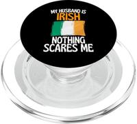 Il mio marito è irlandese niente mi spaventa divertente marito PopSockets PopGrip per MagSafe