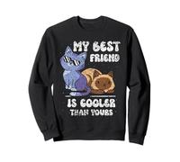 Il Mio Migliore Amico È più Figo del Tuo Amicizia Amici Felpa