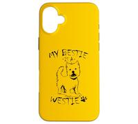 Il mio migliore amico è un cane Westie West Highland Terrier Westy Custodia per iPhone 16 Plus