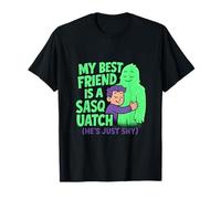 Il mio migliore amico è un fumetto divertente di Sasquatch Maglietta
