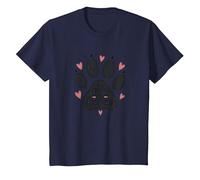 Il Mio Migliore Amico ha Quattro Zampe - Pet Love Paw Maglietta, Bambini, Navy, 3 Anni