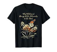 Il Mio Milkweed Porta Tutti i monarchi nel Cortile Maglietta