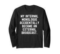 Il Mio monologo Interno è diventato accidentalmente Un Esterno Maglia a Manica