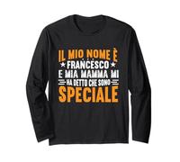 Il Mio Nome È Francesco Divertente Detti Nome Maglia a Manica