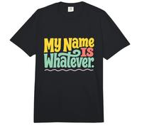 Il Mio Nome è Qualunque Messaggio di Testo Divertente Divertente Qualunque Citazione Comfort Colors Adult Heavyweight T-Shirt
