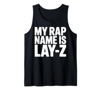 Il Mio Nome Rap è Lay-Z Divertente Rapper Pigro Pun Humor Canotta