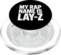 Il mio nome rap è Lay-Z Divertente Rapper pigro Pun Humor PopSockets PopGrip per MagSafe