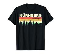Il mio Nürnberg Skyline della Germania, città di Souvenir Maglietta